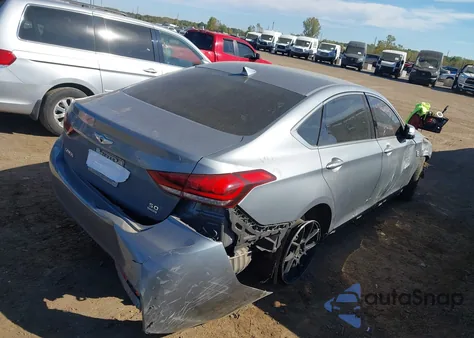 2015 Hyundai Genesis 3.8 из США, поврежденный, VIN KMHGN4JE7FU071193